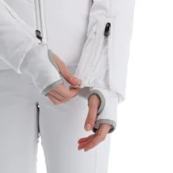 Poivre Blanc, Stretch Ski Jacket Veste De Ski Femmes Fancy Blanc -ColourWear Soldes poivre blanc stretch ski jacket aa jas gevoerd dames fancy wit 22poivr102v2 BI 09