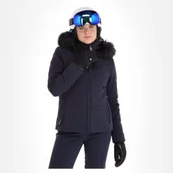 Poivre Blanc, Stretch Ski Jacket Veste De Ski Femmes Gothic Bleu -ColourWear Soldes poivre blanc stretch ski jacket aa jas gevoerd dames gothic blauw 22poivr104v2 BI 04