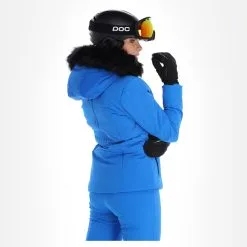 Poivre Blanc, Stretch Ski Jacket Veste De Ski Femmes King Bleu -ColourWear Soldes poivre blanc stretch ski jacket aa jas gevoerd dames king blauw 22poivr104v6 BI 03