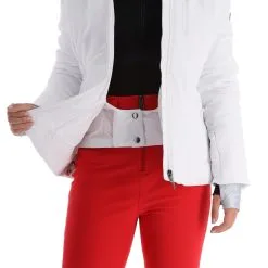 Poivre Blanc, Stretch Ski Jacket Veste De Ski Femmes Blanc -ColourWear Soldes poivre blanc stretch ski jacket aa jas gevoerd dames wit 22poivr104v4 BI 09
