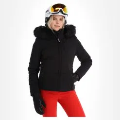 Poivre Blanc, Stretch Ski Jacket Veste De Ski Femmes Noir