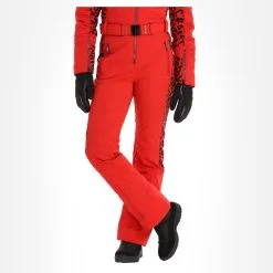 Poivre Blanc, Stretch Ski Overall Combinaison De Ski Femmes Leopard Scarlet Rouge -ColourWear Soldes poivre blanc stretch ski overall da ski overall dames leopard 22poivr110v2 BI 06