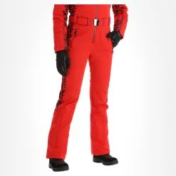 Poivre Blanc, Stretch Ski Overall Combinaison De Ski Femmes Leopard Scarlet Rouge -ColourWear Soldes poivre blanc stretch ski overall da ski overall dames leopard 22poivr110v2 BI 08