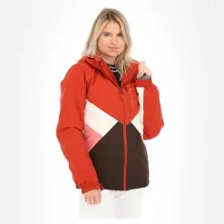 Protest, Kelis Veste De Ski Femmes Rocky Rouge -ColourWear Soldes protest kelis ski jas dames rocky rood AA20prt019a BI 04