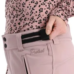 Protest, Lole Pantalon De Ski En Softshell Femmes Mauve Rose -ColourWear Soldes protest lole bc skibroek softshell dames mauve roze 22prote105v1 BI 06