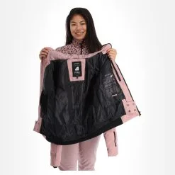 Protest, Prtalyssum Veste De Ski Femmes Mauve Rose -ColourWear Soldes protest prtalyssum aa jas gevoerd dames mauve roze 22prote111v1 BI 06