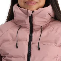 Protest, Prtalyssum Veste De Ski Femmes Mauve Rose -ColourWear Soldes protest prtalyssum aa jas gevoerd dames mauve roze 22prote111v1 BI 07