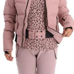 Protest, Prtalyssum Veste De Ski Femmes Mauve Rose -ColourWear Soldes protest prtalyssum aa jas gevoerd dames mauve roze 22prote111v1 BI 08