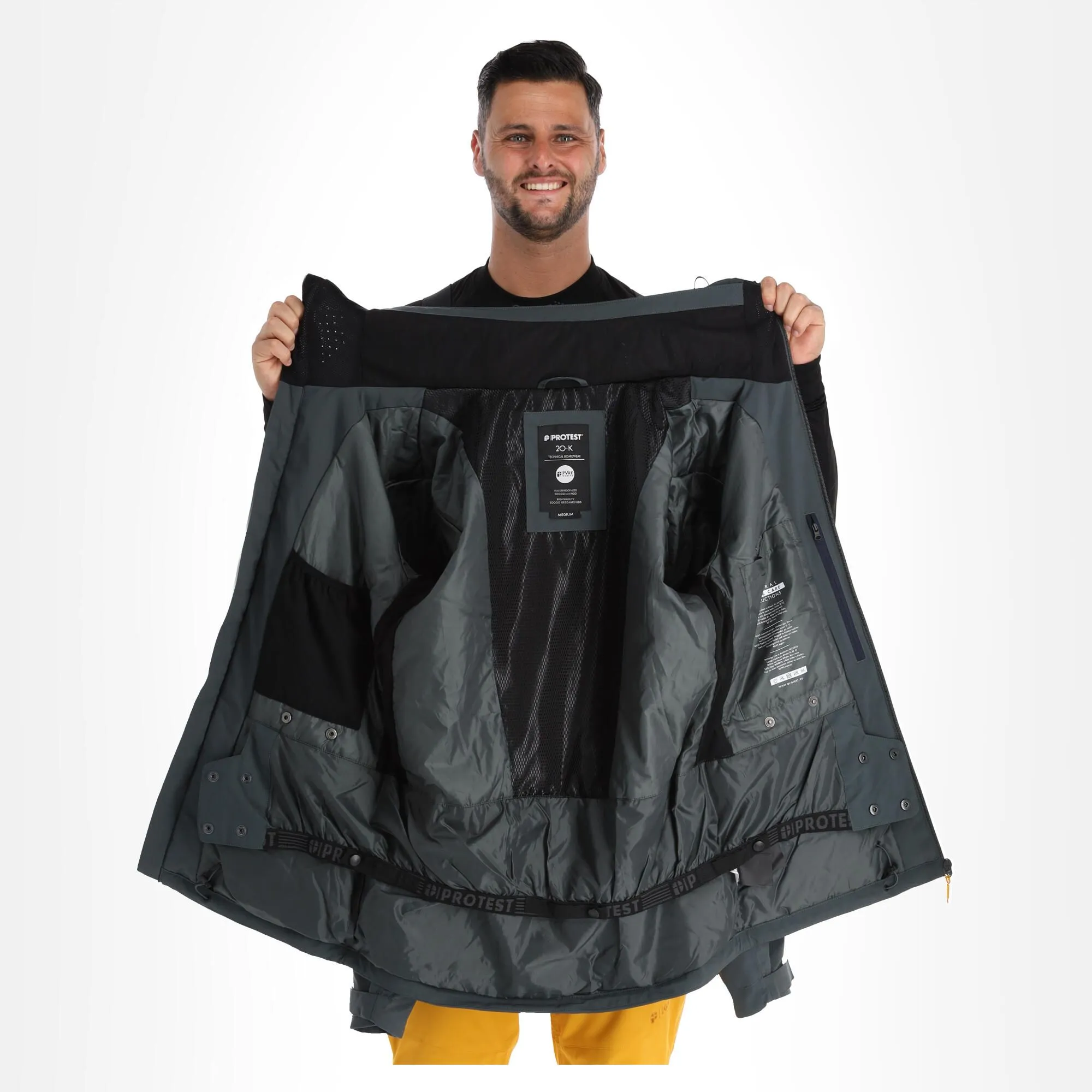 Protest, Prttimo Veste De Ski Hommes Hunter Vert 7 Protest, Prttimo Veste De Ski Hommes Hunter Vert – Image 5