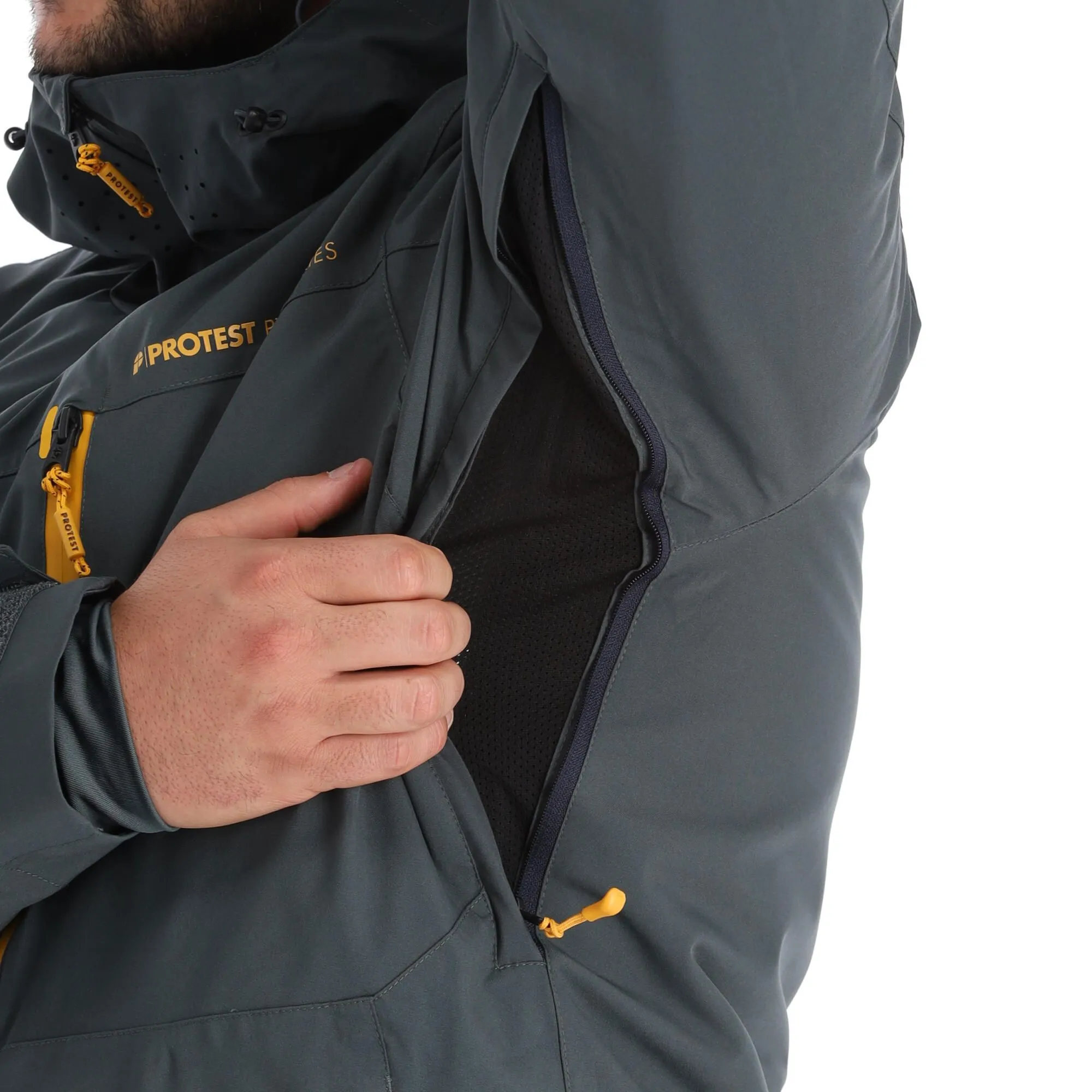 Protest, Prttimo Veste De Ski Hommes Hunter Vert 11 Protest, Prttimo Veste De Ski Hommes Hunter Vert – Image 9