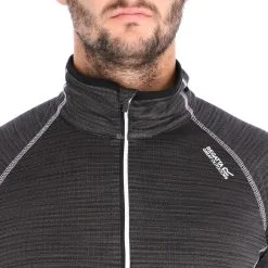 Regatta, Yonder Half Zip Shirt Pull De Ski Hommes Noir -ColourWear Soldes regatta yonder half zip shirt skipully heren zwart 05.2941