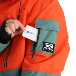 Rehall, Anchor-R Veste De Ski Hommes Cherry Tomato Rouge -ColourWear Soldes rehall anchor r aa jas gevoerd heren cherry tomato rood 22rehal105v2 BI 08