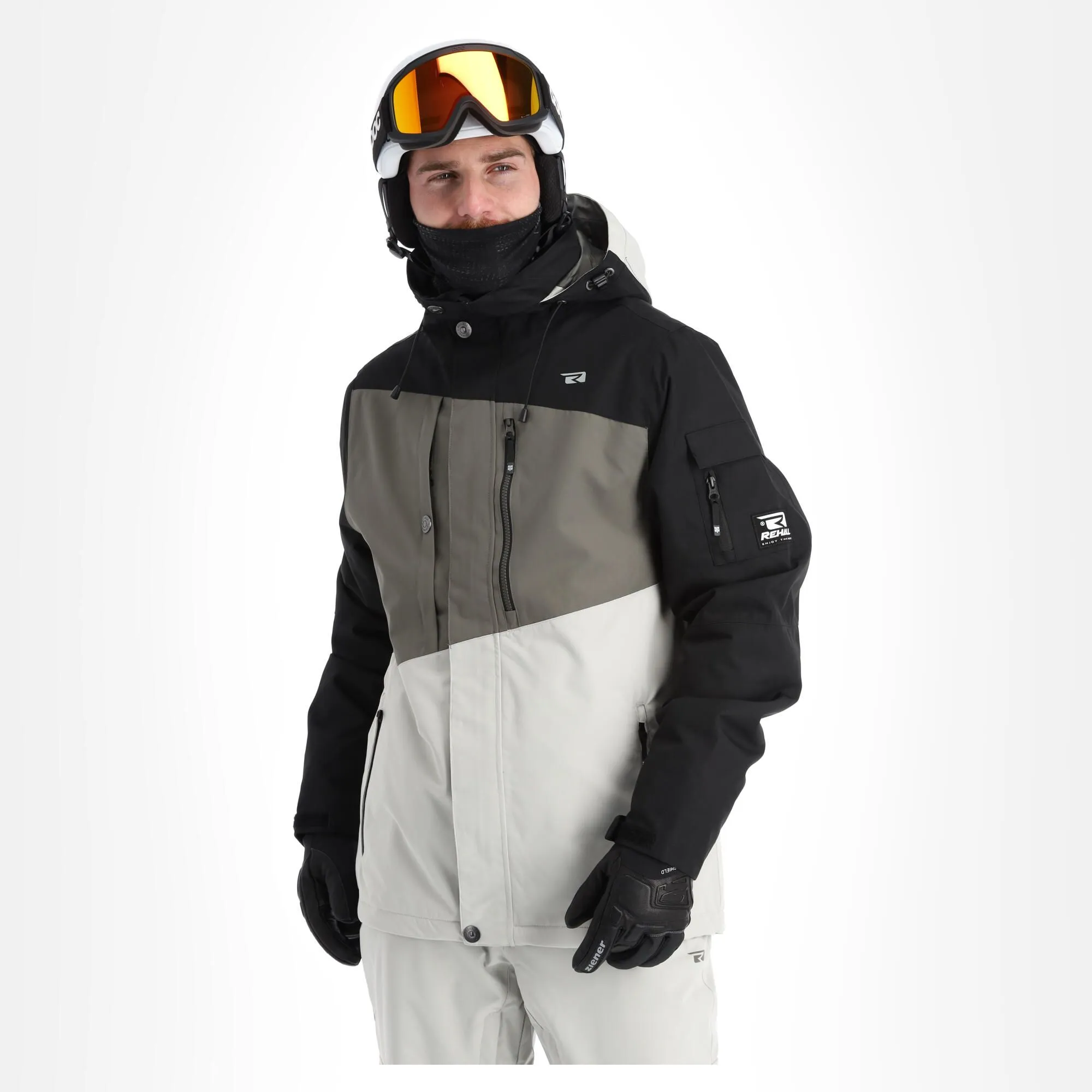 Rehall, Anchor-R Veste De Ski Hommes Storm Gris 5 Rehall, Anchor-R Veste De Ski Hommes Storm Gris – Image 3