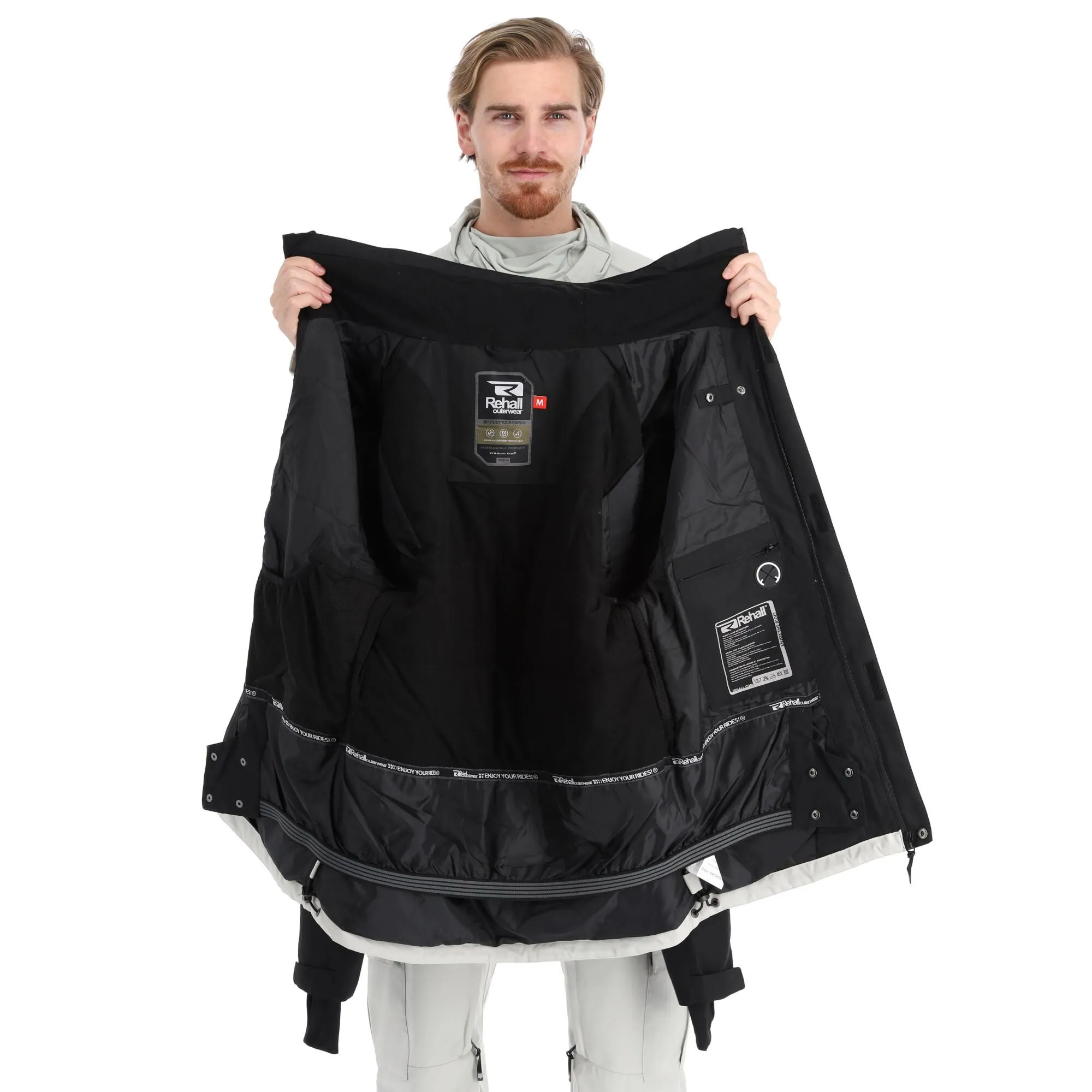 Rehall, Anchor-R Veste De Ski Hommes Storm Gris 7 Rehall, Anchor-R Veste De Ski Hommes Storm Gris – Image 5