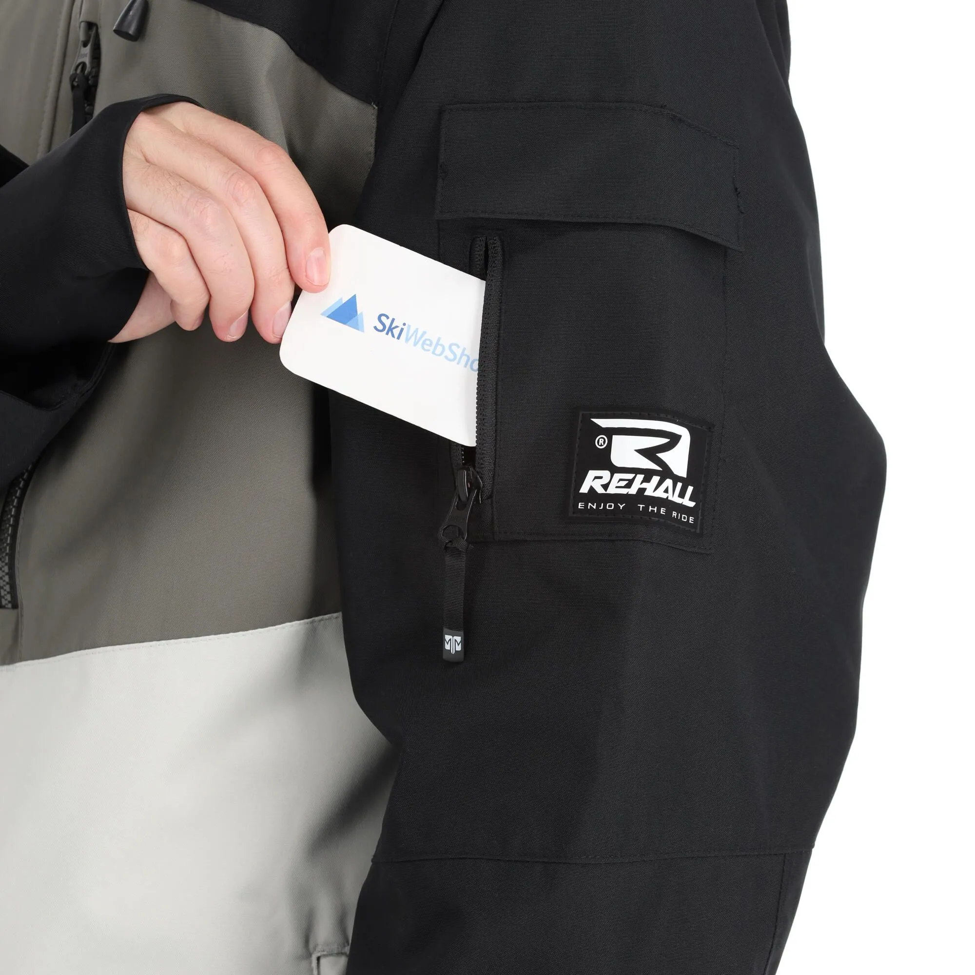 Rehall, Anchor-R Veste De Ski Hommes Storm Gris 8 Rehall, Anchor-R Veste De Ski Hommes Storm Gris – Image 6