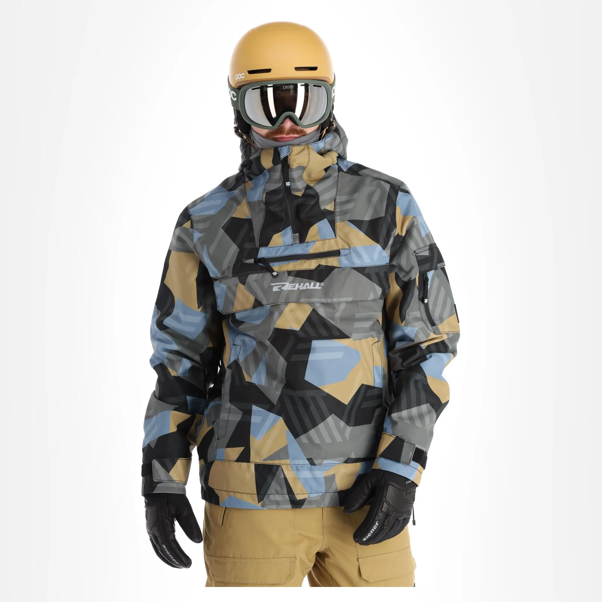 Rehall, Artois-R Anorak D'hiver Hommes Camo Mirage Bleu 3 Rehall, Artois-R Anorak D'hiver Hommes Camo Mirage Bleu