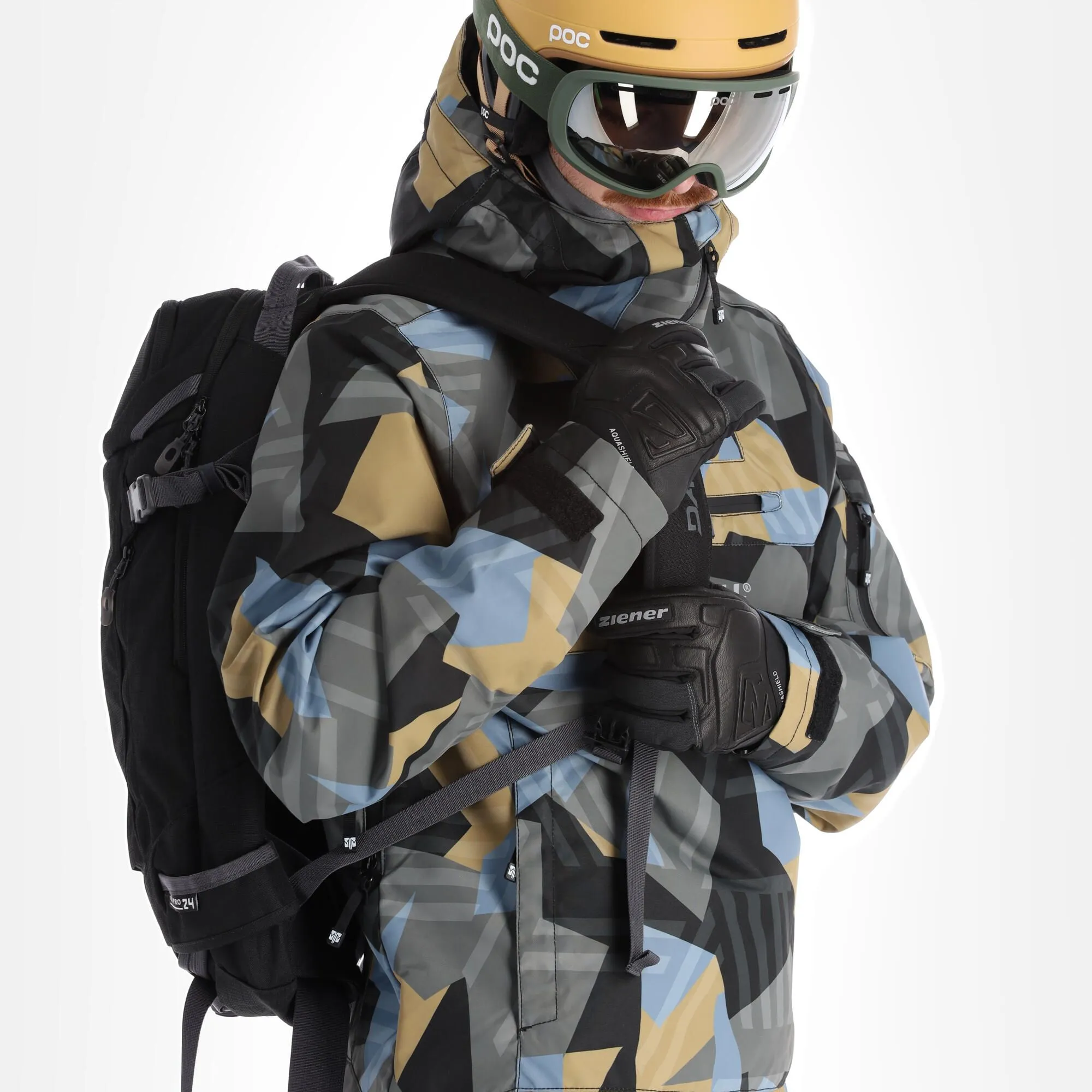 Rehall, Artois-R Anorak D'hiver Hommes Camo Mirage Bleu 6 Rehall, Artois-R Anorak D'hiver Hommes Camo Mirage Bleu – Image 4