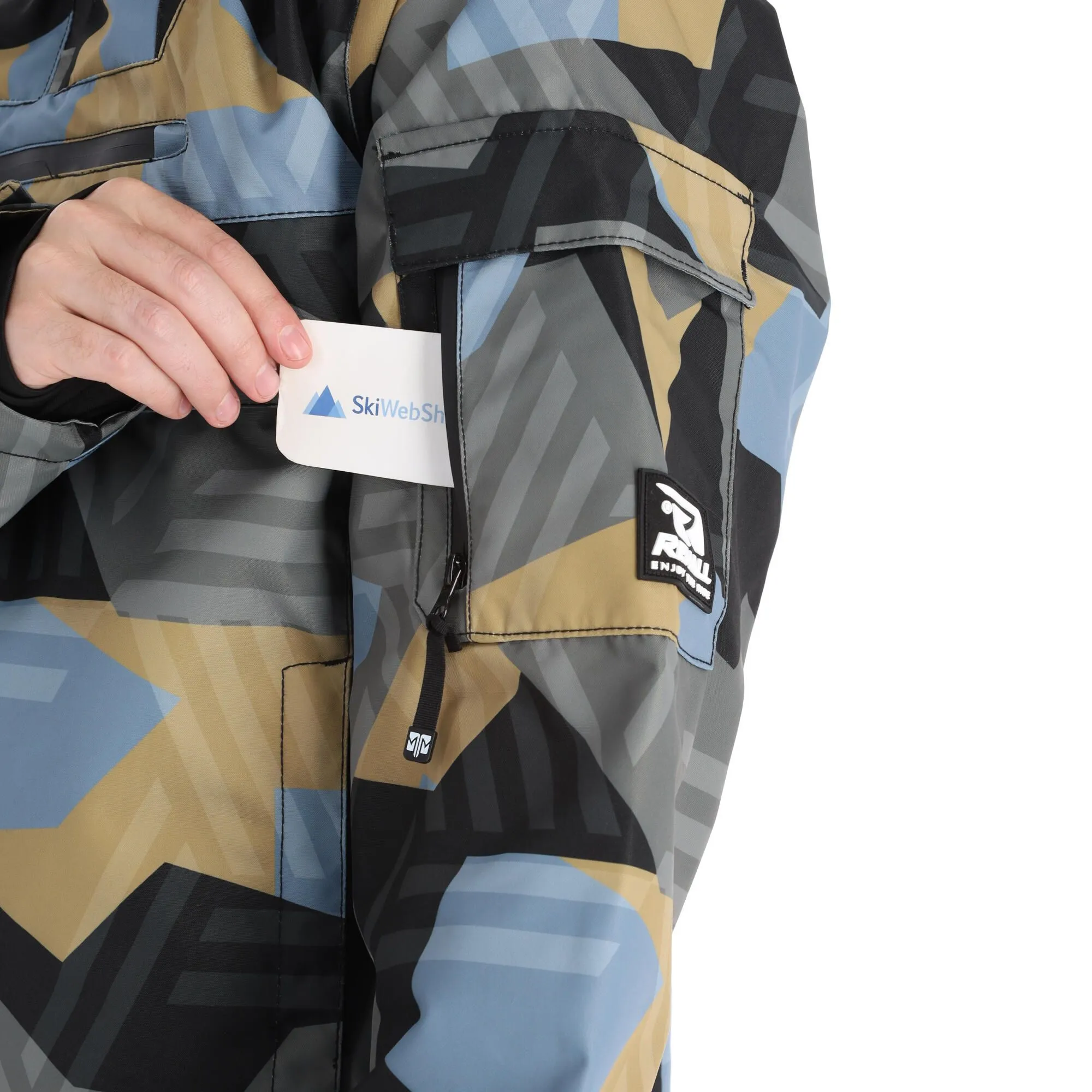 Rehall, Artois-R Anorak D'hiver Hommes Camo Mirage Bleu 8 Rehall, Artois-R Anorak D'hiver Hommes Camo Mirage Bleu – Image 6