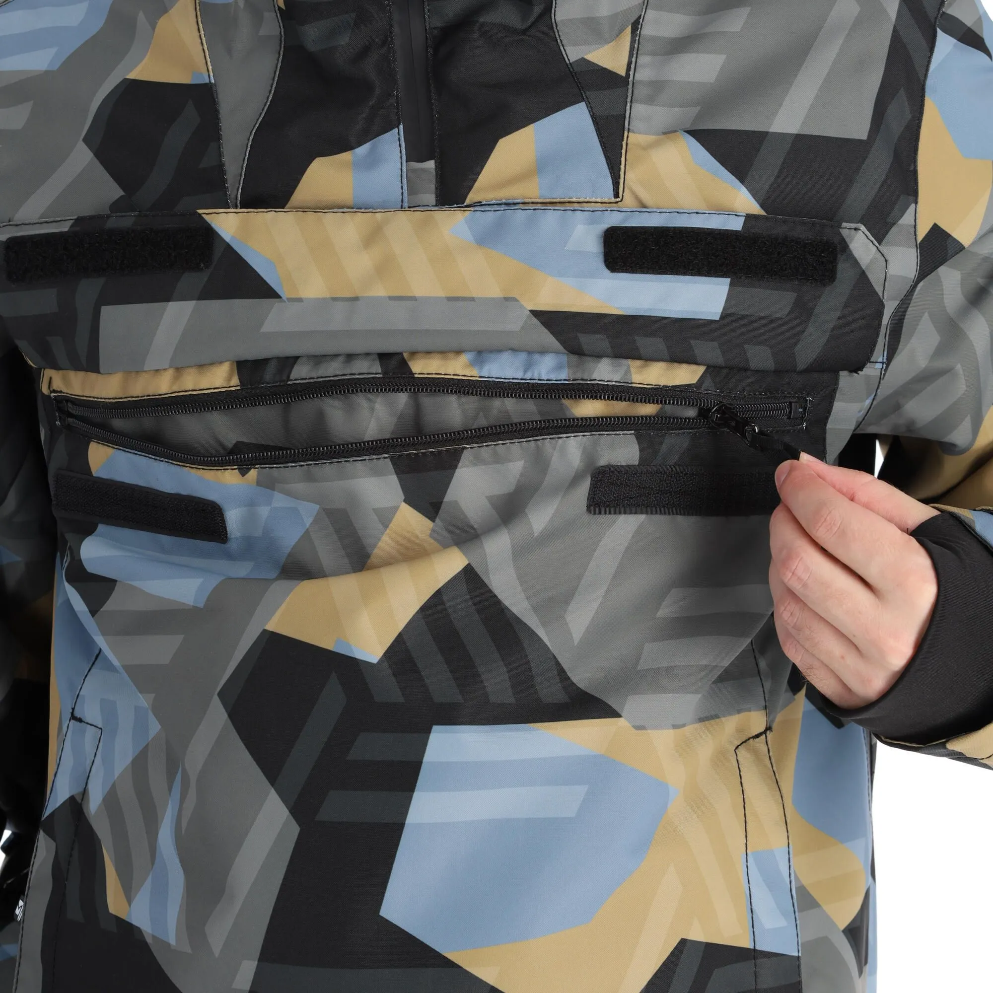 Rehall, Artois-R Anorak D'hiver Hommes Camo Mirage Bleu 12 Rehall, Artois-R Anorak D'hiver Hommes Camo Mirage Bleu – Image 10