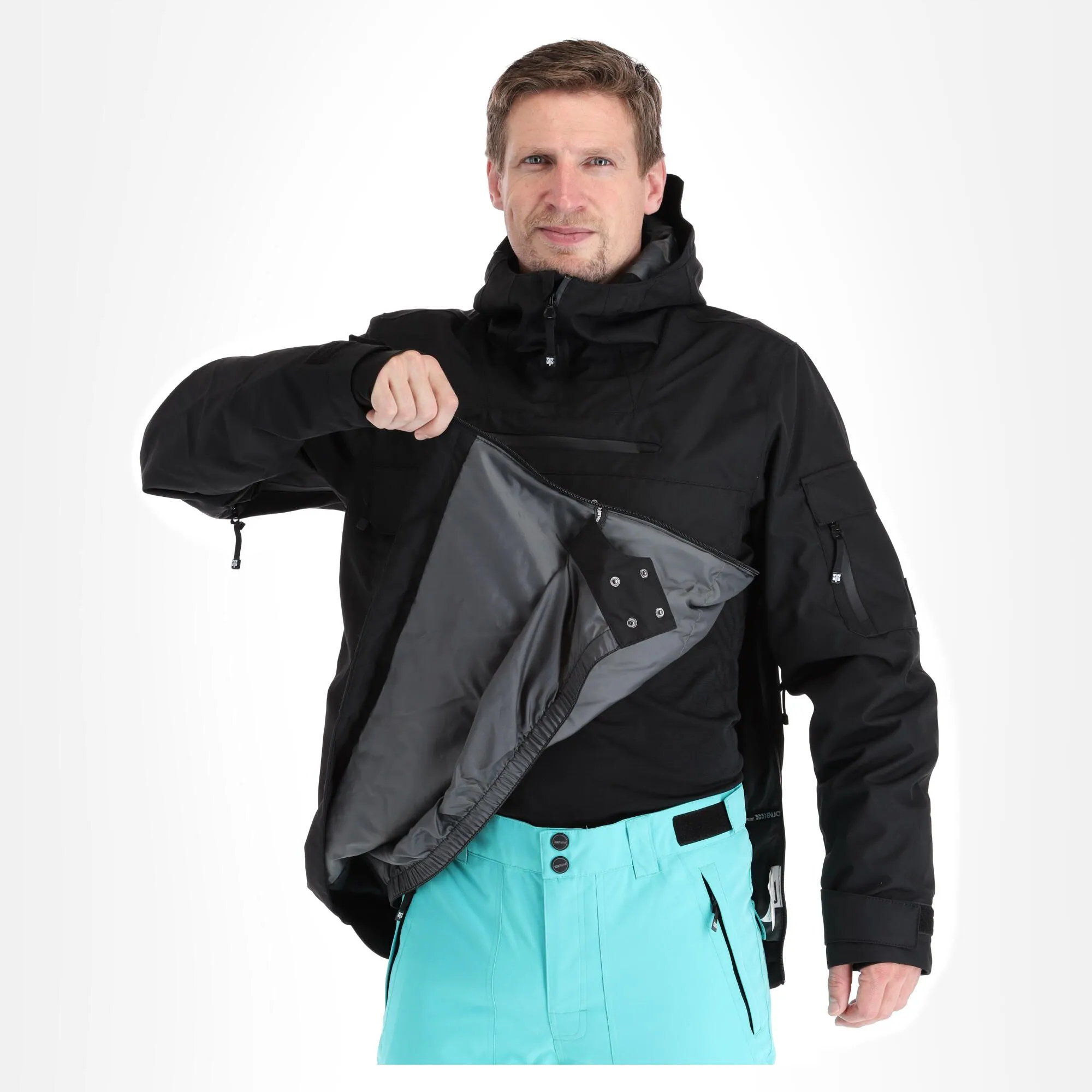 Rehall, Artois-R Anorak D'hiver Hommes Noir 6 Rehall, Artois-R Anorak D'hiver Hommes Noir – Image 4