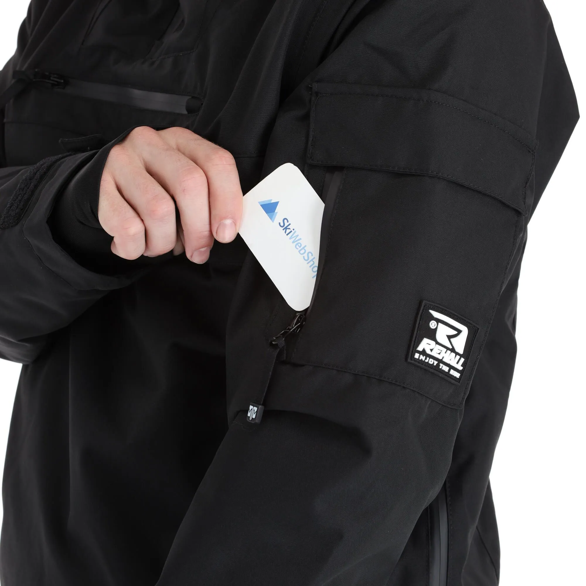 Rehall, Artois-R Anorak D'hiver Hommes Noir 8 Rehall, Artois-R Anorak D'hiver Hommes Noir – Image 6