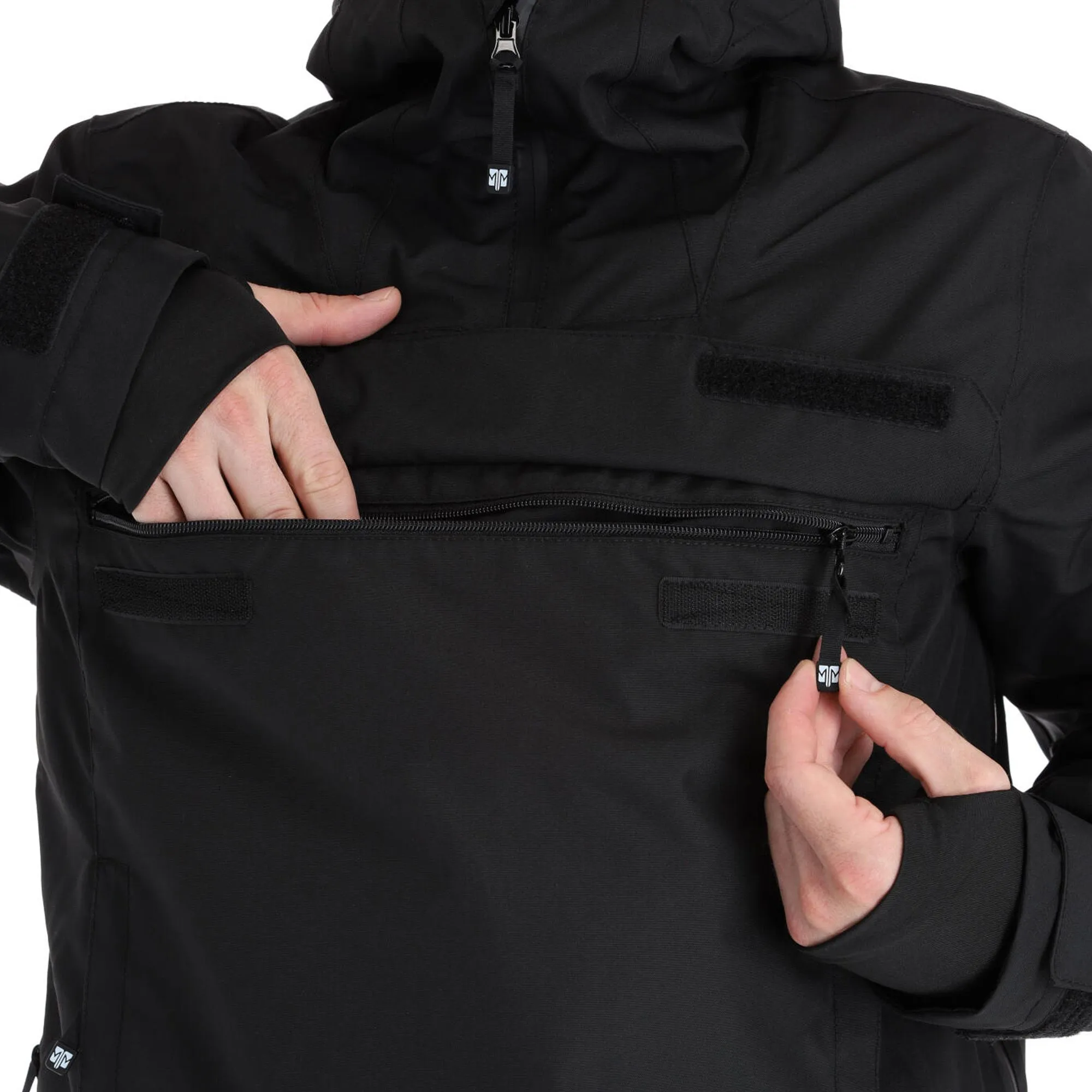 Rehall, Artois-R Anorak D'hiver Hommes Noir 12 Rehall, Artois-R Anorak D'hiver Hommes Noir – Image 10