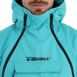 Rehall, Becks-R Anorak D'hiver Hommes Aqua Bleu -ColourWear Soldes rehall becks r af anorak heren aqua blauw 22rehal108v4 BI 07