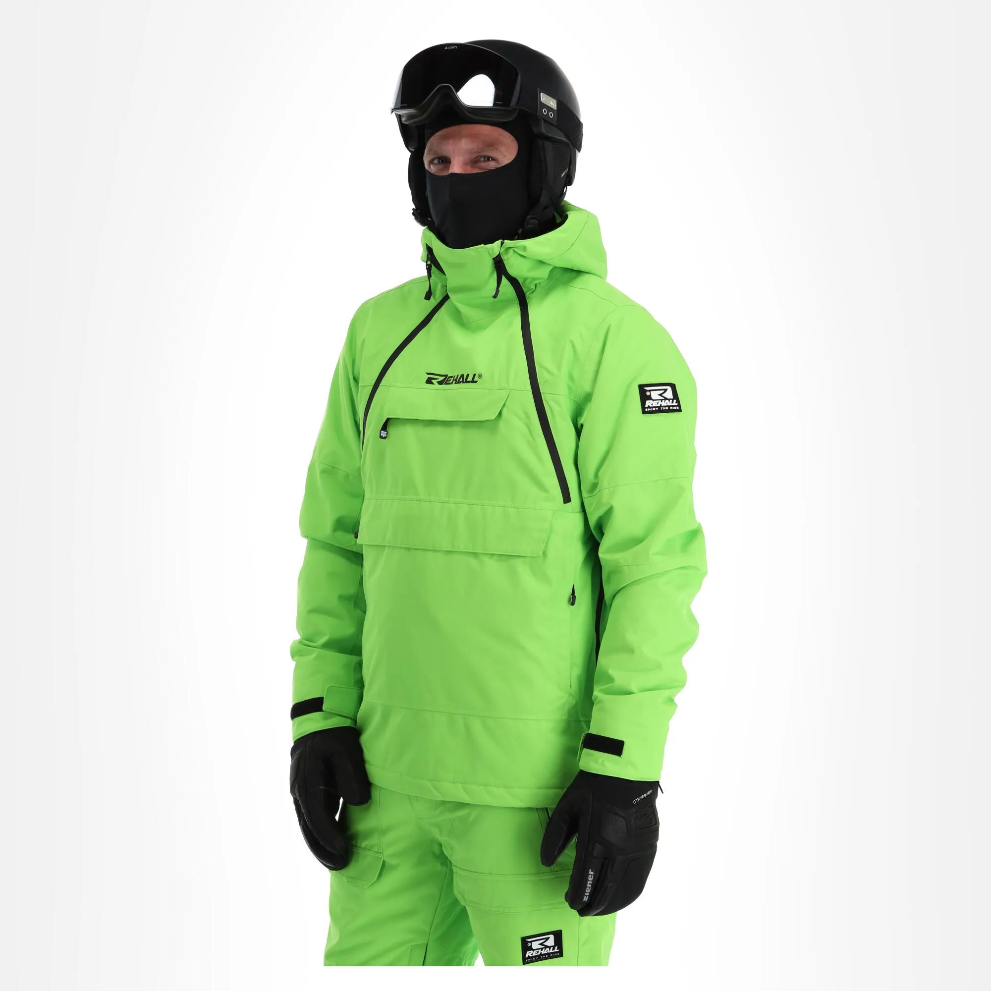Rehall, Becks-R Anorak D'hiver Hommes Brite Vert 5 Rehall, Becks-R Anorak D'hiver Hommes Brite Vert – Image 3