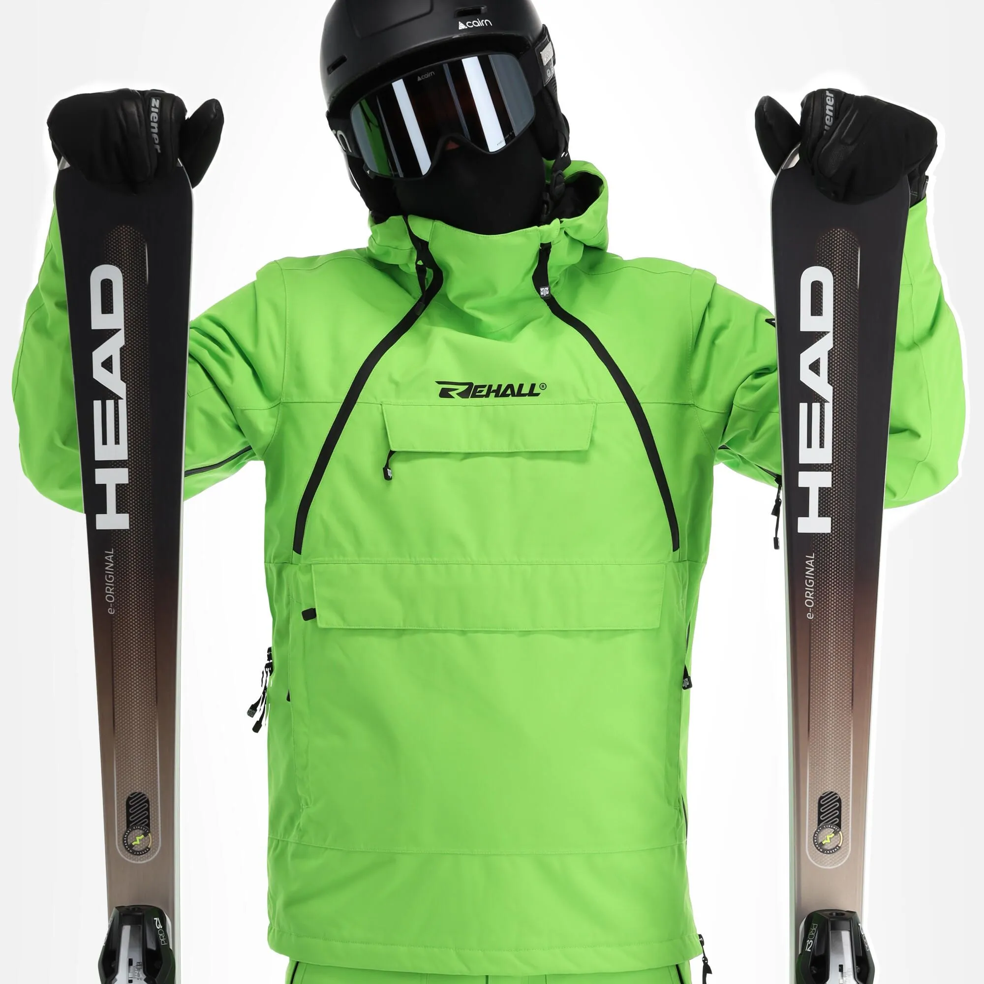 Rehall, Becks-R Anorak D'hiver Hommes Brite Vert 6 Rehall, Becks-R Anorak D'hiver Hommes Brite Vert – Image 4