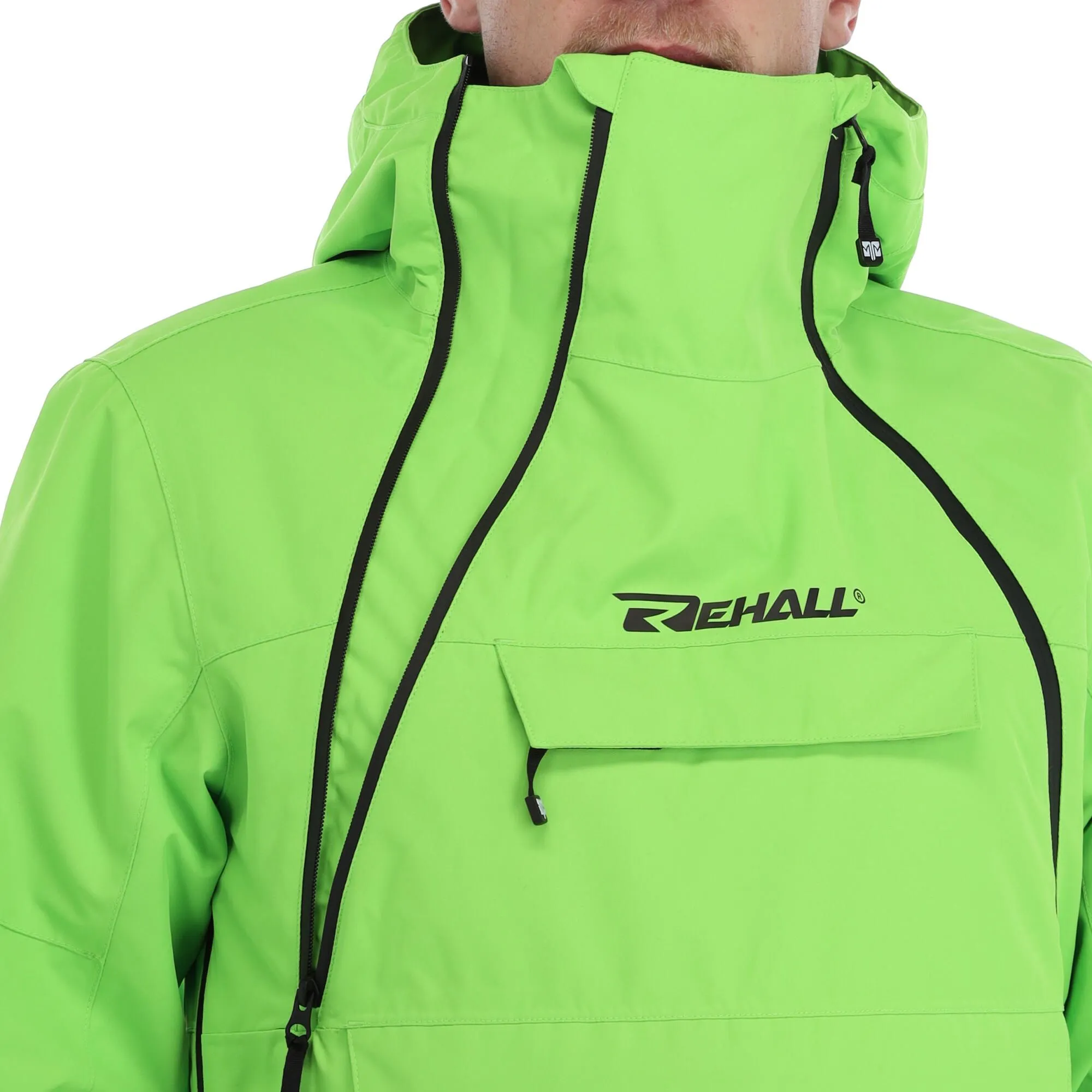 Rehall, Becks-R Anorak D'hiver Hommes Brite Vert 9 Rehall, Becks-R Anorak D'hiver Hommes Brite Vert – Image 7