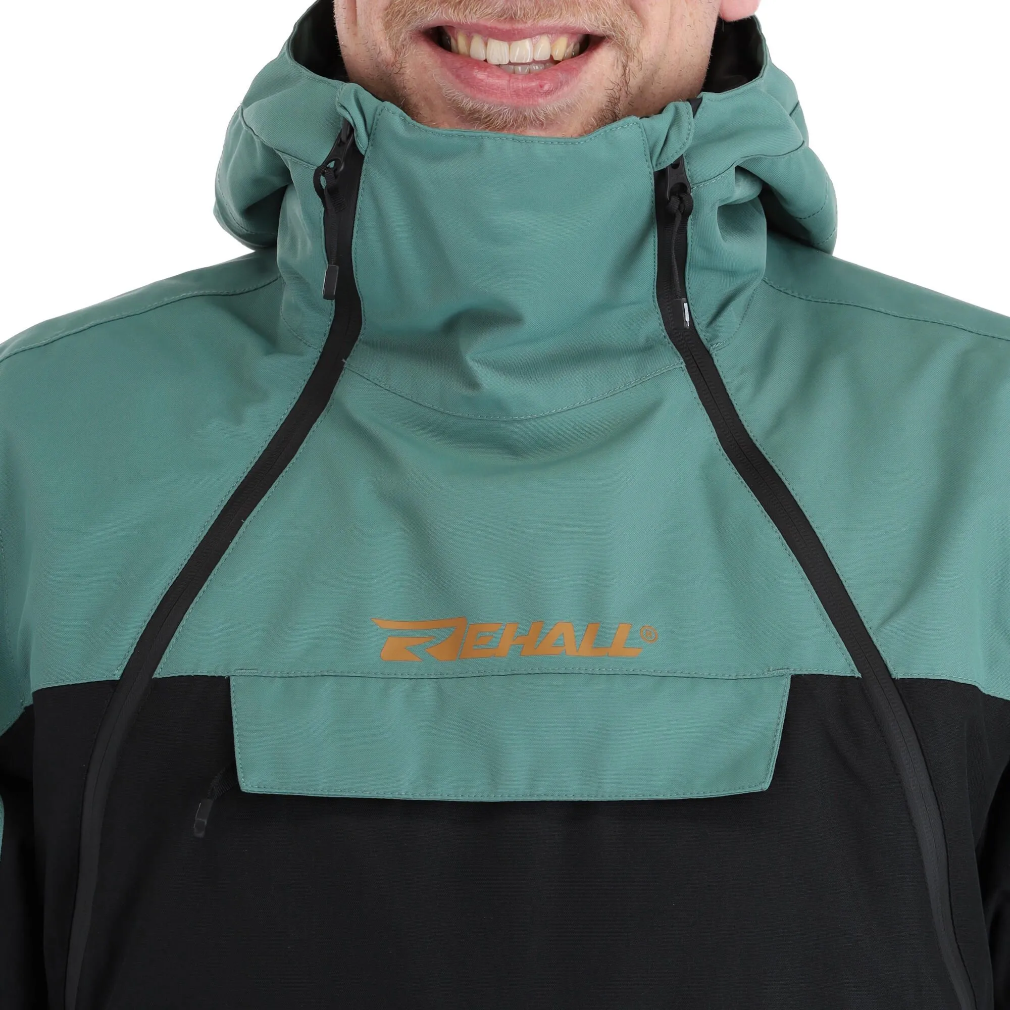 Rehall, Becks-R Anorak D'hiver Hommes Spruce Bleu 11 Rehall, Becks-R Anorak D'hiver Hommes Spruce Bleu – Image 9