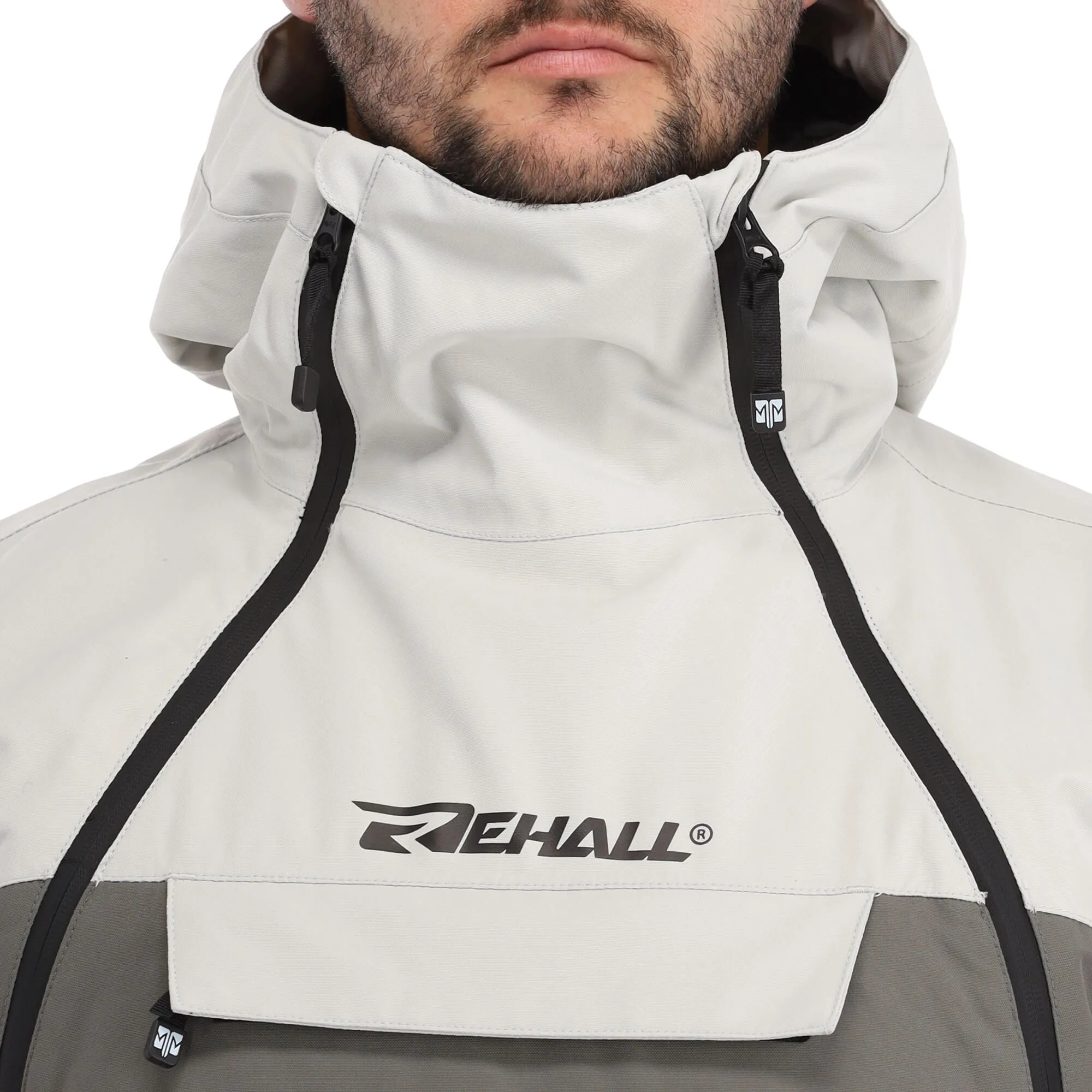 Rehall, Becks-R Anorak D'hiver Hommes Storm Gris 8 Rehall, Becks-R Anorak D'hiver Hommes Storm Gris – Image 6