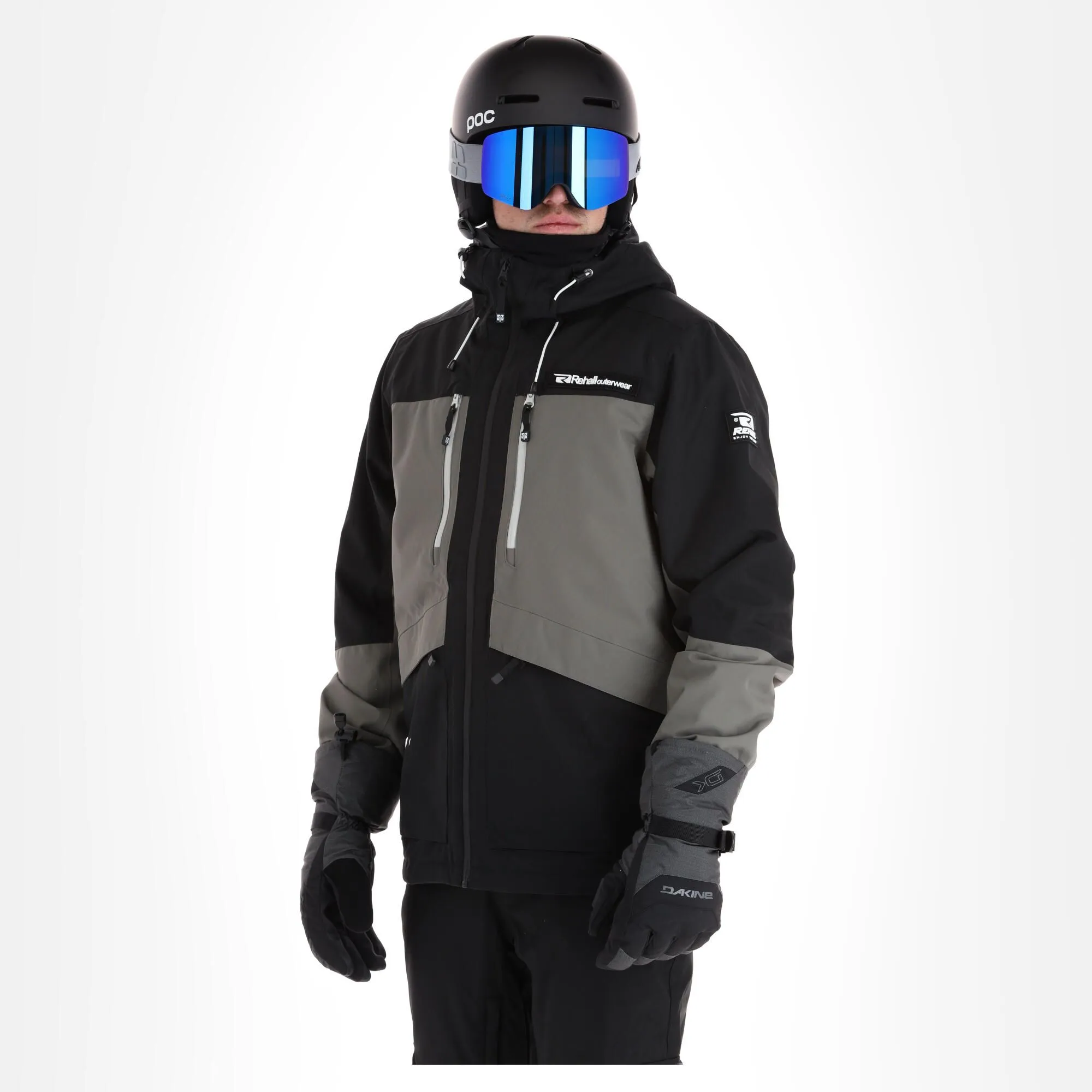 Rehall, Bud-R Veste De Ski Hommes Gunmetal Gris 5 Rehall, Bud-R Veste De Ski Hommes Gunmetal Gris – Image 3