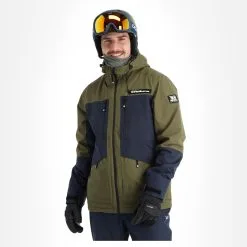 Rehall, Bud-R Veste De Ski Hommes Olive Night Vert -ColourWear Soldes rehall bud r aa jas gevoerd heren olive night groen 22rehal104v1 BI 04