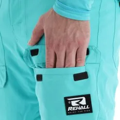 Rehall, Capital-R Pantalon De Ski Hommes Aqua Bleu -ColourWear Soldes rehall capital r ba skibroek gevoerd heren aqua blauw 22rehal112v1 BI 07
