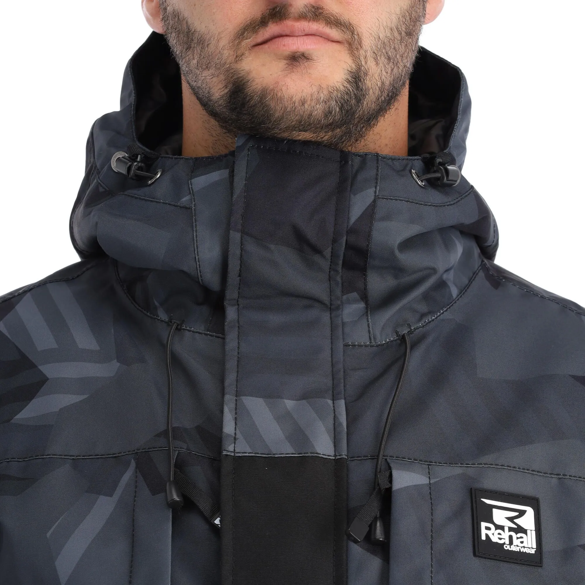 Rehall, Coors-R Veste De Ski Hommes Camo Noir 8 Rehall, Coors-R Veste De Ski Hommes Camo Noir – Image 6