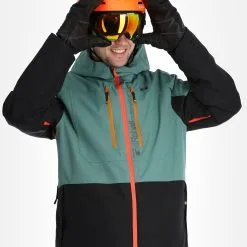 Rehall, Cream-R Veste De Ski Hommes Spruce Bleu -ColourWear Soldes rehall cream r aa jas gevoerd heren spruce blauw 22rehal102v5 BI 05