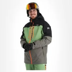 Rehall, Cream-R Veste De Ski Hommes Turf Vert -ColourWear Soldes rehall cream r aa jas gevoerd heren turf groen 22rehal102v4 BI 04