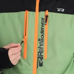 Rehall, Cream-R Veste De Ski Hommes Turf Vert -ColourWear Soldes rehall cream r aa jas gevoerd heren turf groen 22rehal102v4 BI 10