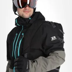 Rehall, Cream-R Veste De Ski Hommes Noir -ColourWear Soldes rehall cream r aa jas gevoerd heren zwart 22rehal102v2 BI 05