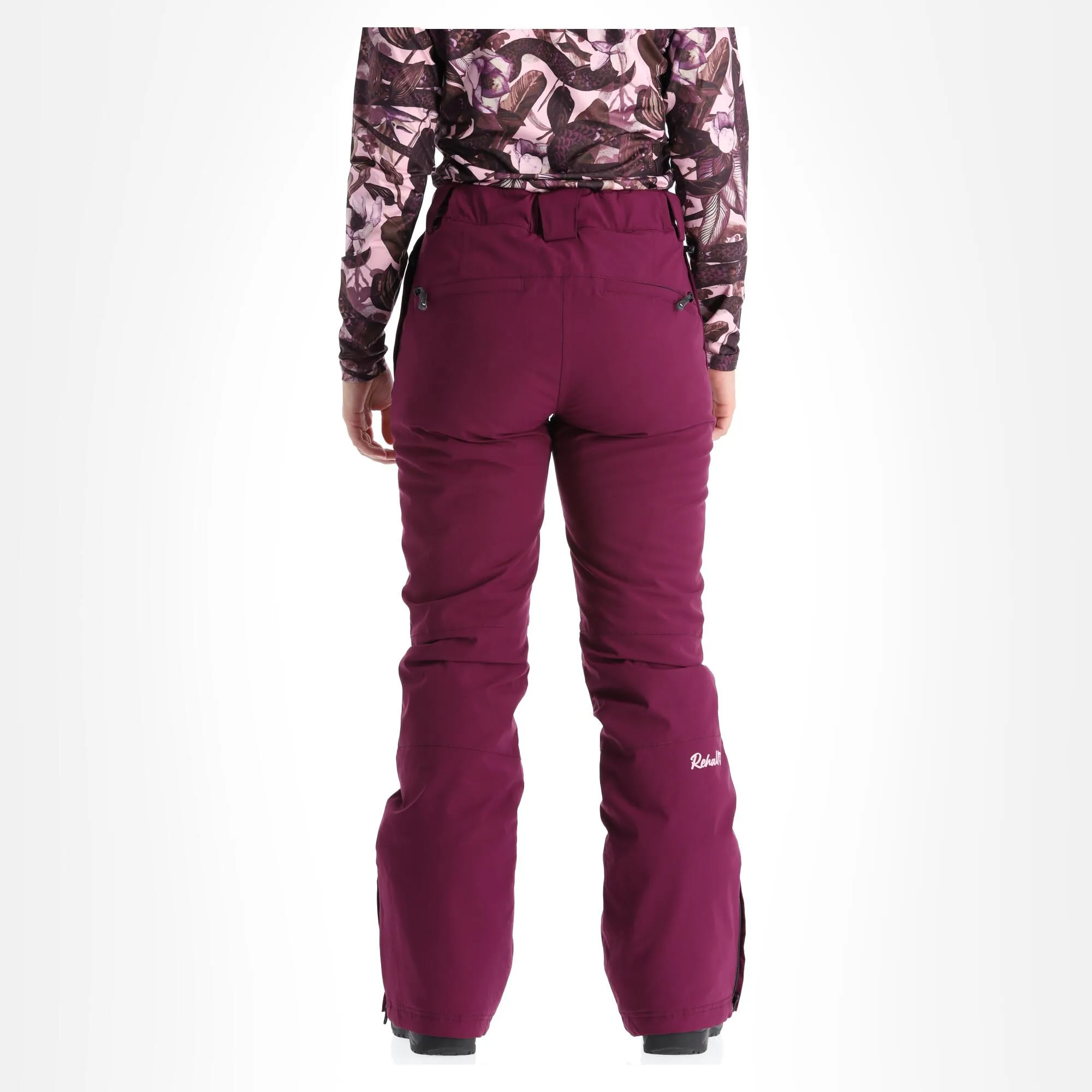Rehall, Denny-R Pantalon De Ski Femmes Dark Violet 4 Rehall, Denny-R Pantalon De Ski Femmes Dark Violet – Image 2