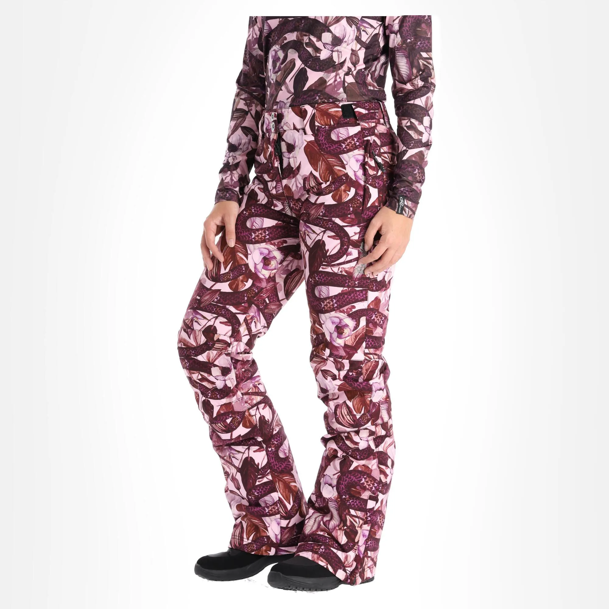 Rehall, Denny-R Pantalon De Ski Femmes Snake Rose 3 Rehall, Denny-R Pantalon De Ski Femmes Snake Rose
