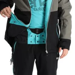 Rehall, Dragon-R Veste De Ski Hommes Aqua Bleu -ColourWear Soldes rehall dragon r aa jas gevoerd heren aqua blauw 22rehal101v4 BI 09