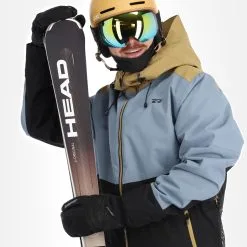 Rehall, Dragon-R Veste De Ski Hommes Mirage Bleu -ColourWear Soldes rehall dragon r aa jas gevoerd heren mirage blauw 22rehal101v3 BI 05