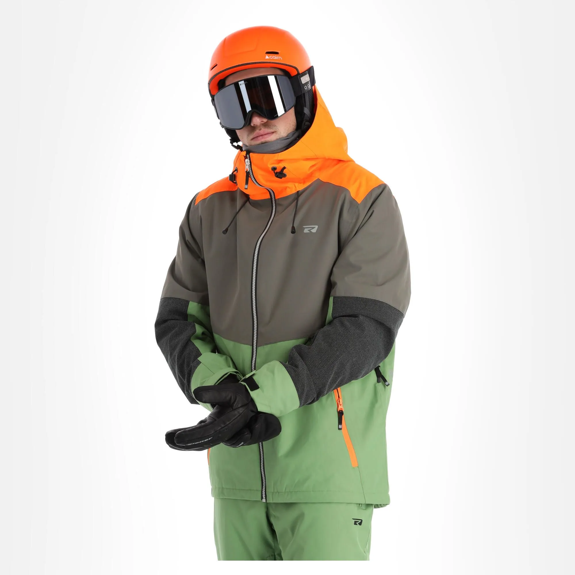 Rehall, Dragon-R Veste De Ski Hommes Neon Orange 5 Rehall, Dragon-R Veste De Ski Hommes Neon Orange – Image 3