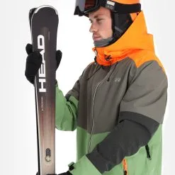 Rehall, Dragon-R Veste De Ski Hommes Neon Orange 15 Rehall, Dragon-R Veste De Ski Hommes Neon Orange -ColourWear Soldes rehall dragon r aa jas gevoerd heren neon oranje 22rehal101v5 BI 05