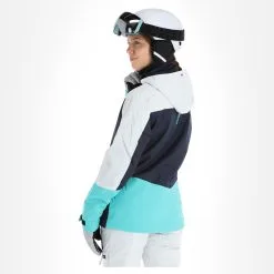 Rehall, Elly-R Veste De Ski Femmes Jeans Bleu -ColourWear Soldes rehall elly r aa jas gevoerd dames jeans blauw 22rehal138v1 BI 03