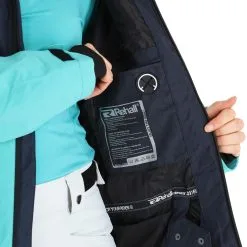Rehall, Elly-R Veste De Ski Femmes Jeans Bleu -ColourWear Soldes rehall elly r aa jas gevoerd dames jeans blauw 22rehal138v1 BI 09