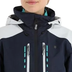 Rehall, Elly-R Veste De Ski Femmes Jeans Bleu -ColourWear Soldes rehall elly r aa jas gevoerd dames jeans blauw 22rehal138v1 BI 11