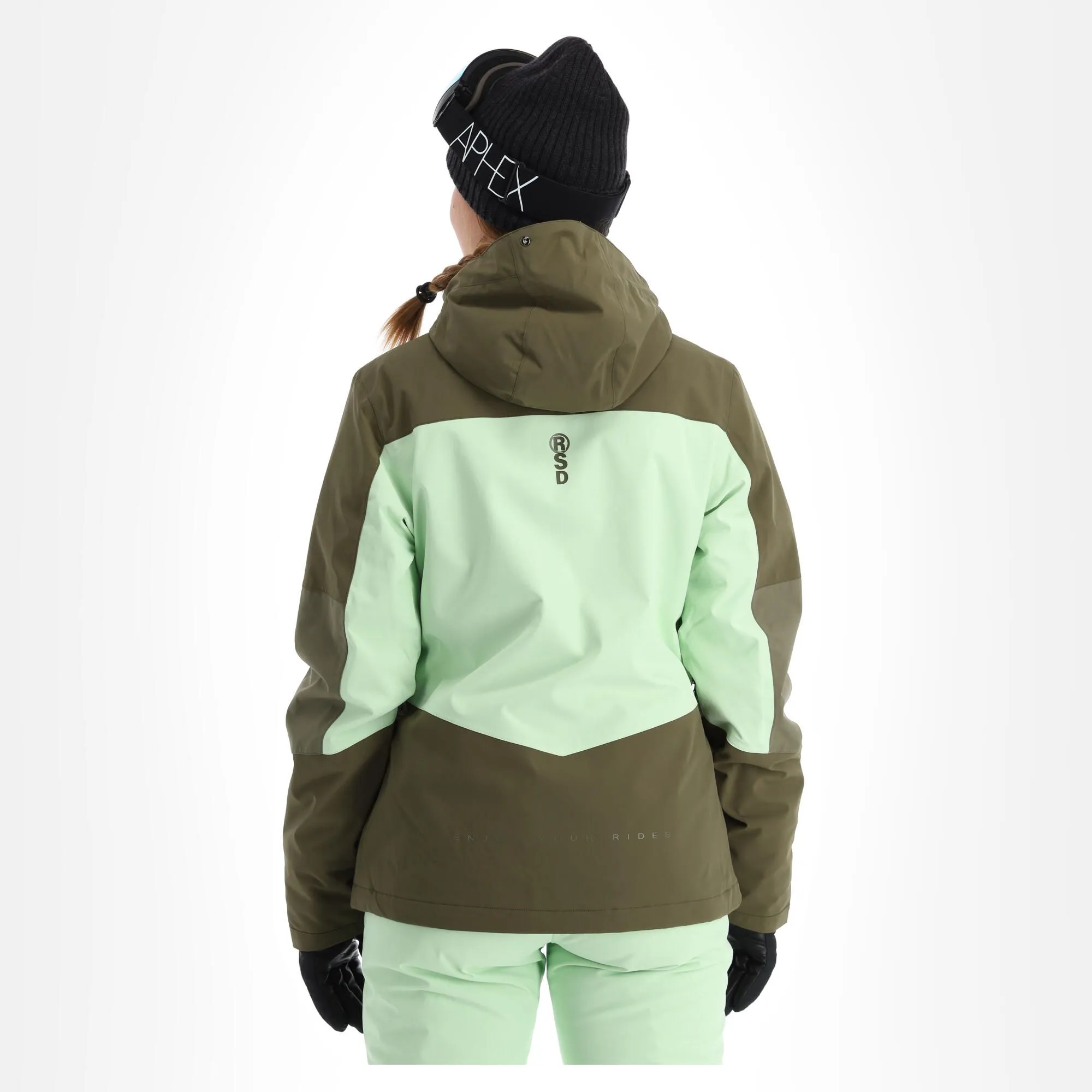 Rehall, Elly-R Veste De Ski Femmes Pastel Vert 4 Rehall, Elly-R Veste De Ski Femmes Pastel Vert – Image 2